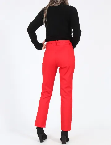 Pantaloni Zara, rosu