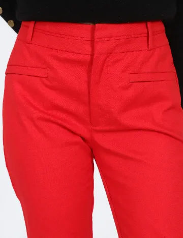 Pantaloni Zara, rosu