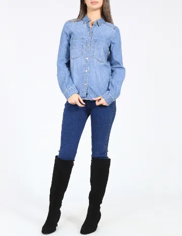 Camasa Zara, albastru Albastru