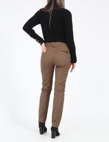 Pantaloni Zara, maro