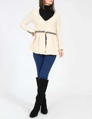 Bluza Zara, crem Crem