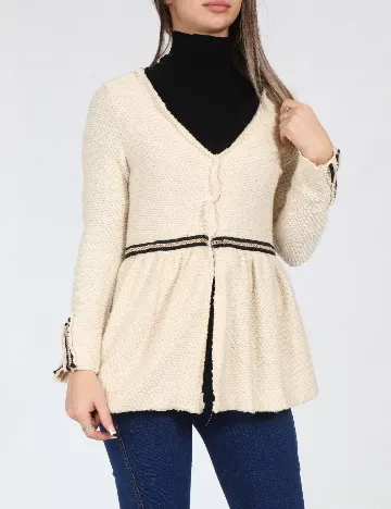 Bluza Zara, crem Crem