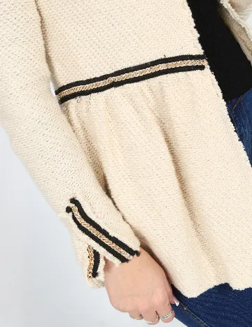 Bluza Zara, crem Crem