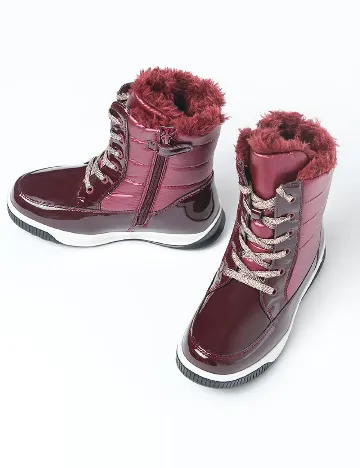 Cizme Cool Club, visiniu Rosu