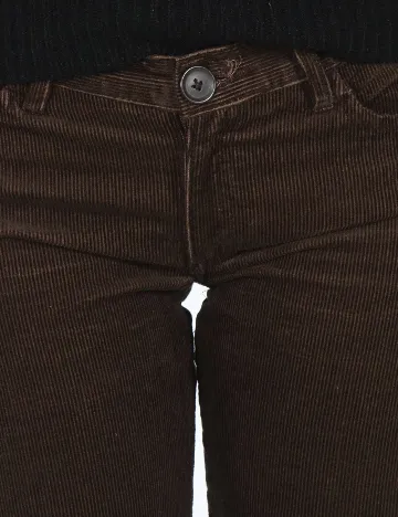 Pantaloni Zara, maro