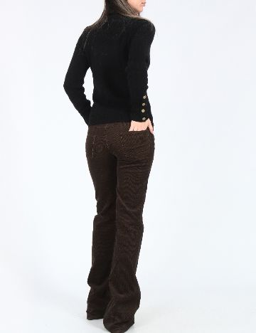 Pantaloni Zara, maro