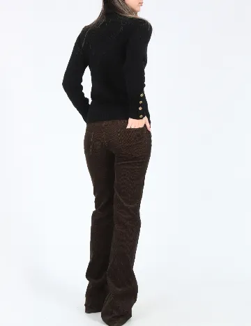 Pantaloni Zara, maro