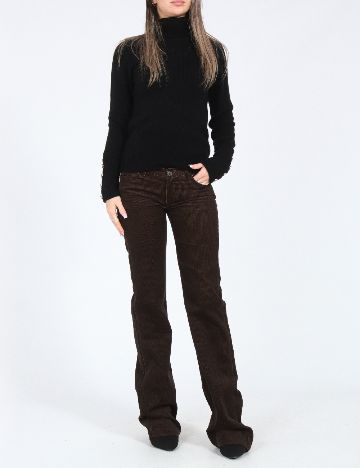 Pantaloni Zara, maro