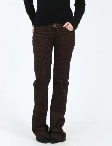 Pantaloni Zara, maro