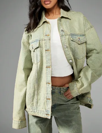 Jacheta Missguided, verde Verde