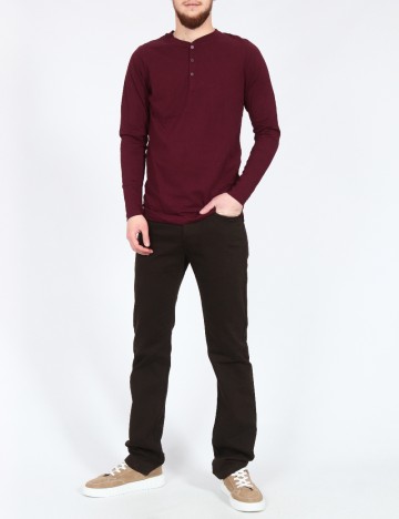 Bluza Pull&Bear, visiniu