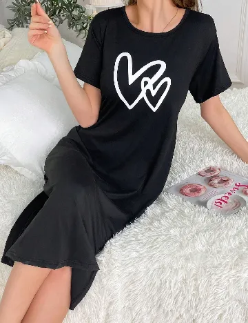 Rochie de noapte SHEIN, negru Negru