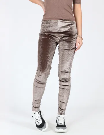 Pantaloni Zara, maro