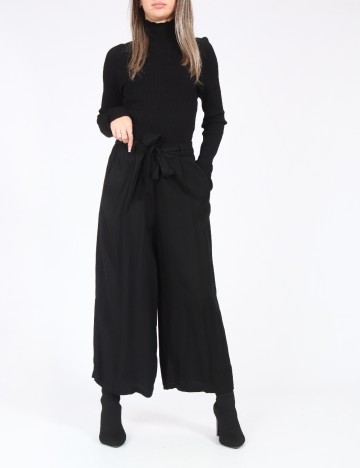 Pantaloni Pull&Bear, negru