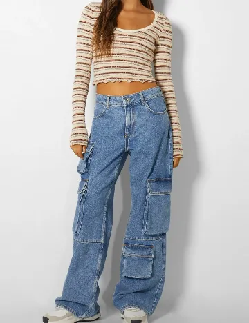 Bluza Bershka, mix culori Mix culori