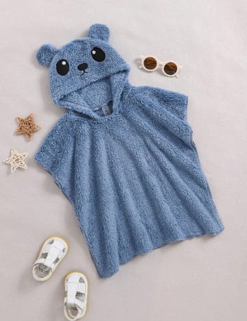 Prosop de baie Shein Kids, albastru