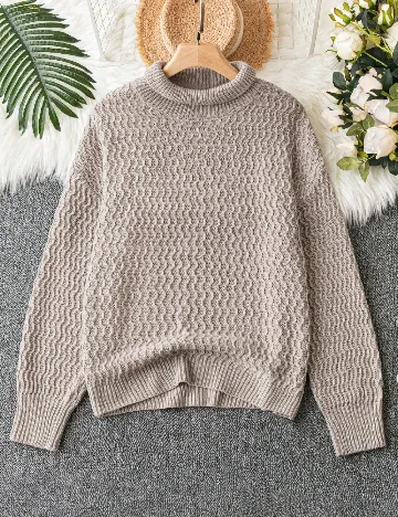 Pulover SHEIN CURVE, gri Gri