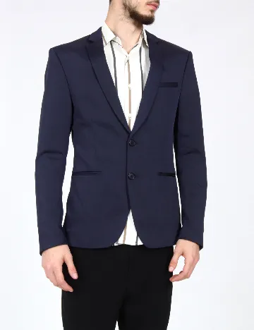 Sacou Zara, bleumarin