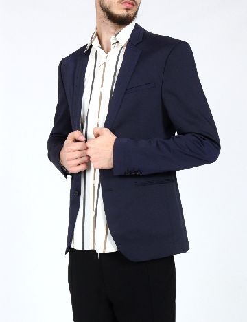 Sacou Zara, bleumarin