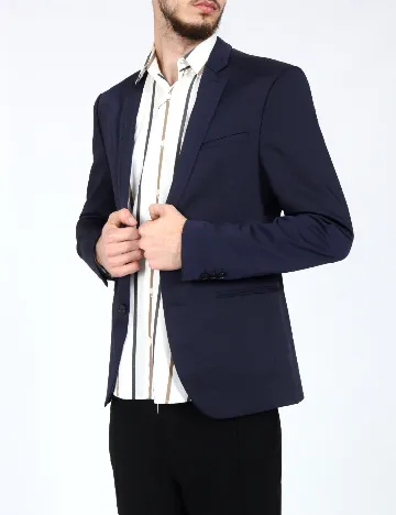 Sacou Zara, bleumarin