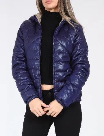 Geaca Pull&Bear, albastru Albastru