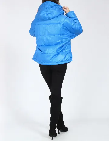 Geaca Oversize Zara, albastru Albastru