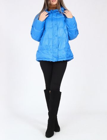 Geaca Oversize Zara, albastru