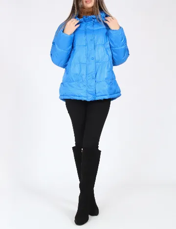 Geaca Oversize Zara, albastru Albastru