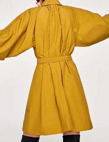 Jacheta de ploaie Zara, mustar