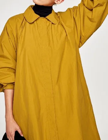 Jacheta de ploaie Zara, mustar Galben