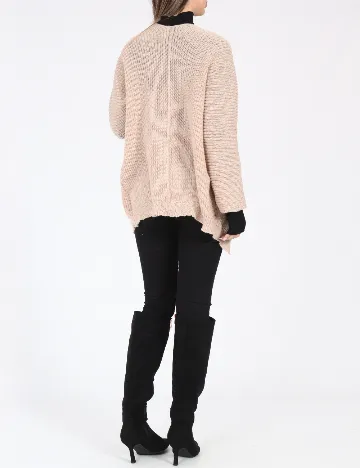 Cardigan SHEIN, maro deschis