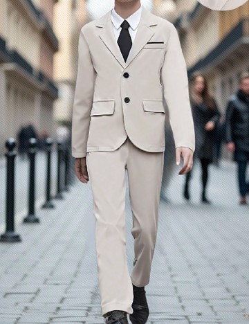 Costum Shein Kids, bej