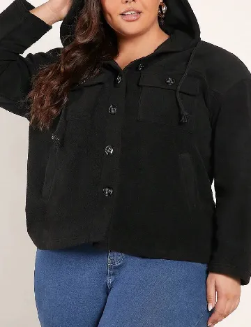 Jacheta SHEIN CURVE, negru