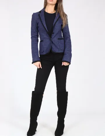 Sacou Zara, albastru Albastru