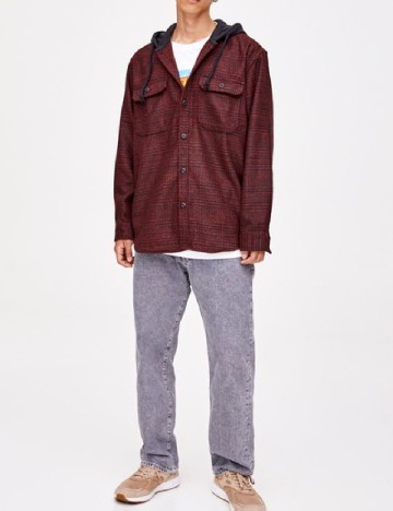 Jacheta Pull&Bear, rosu