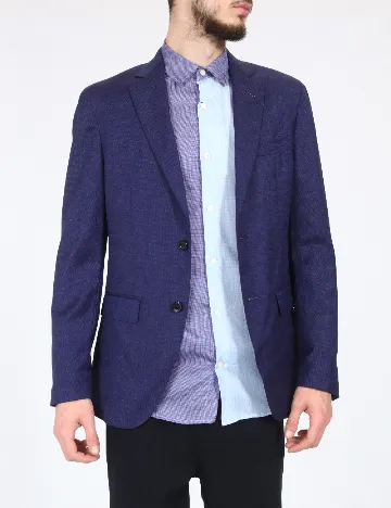 Sacou Massimo Dutti, bleumarin