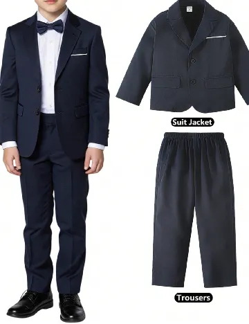 Costum Shein Kids, bleumarin