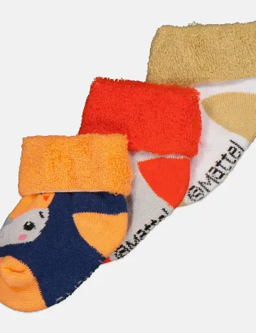 Set sosete 3 perechi Fisher-Price, mix culori Mix culori