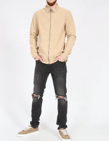 Jacheta Bershka, bej Crem