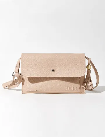 Geanta SHEIN, roz pudra