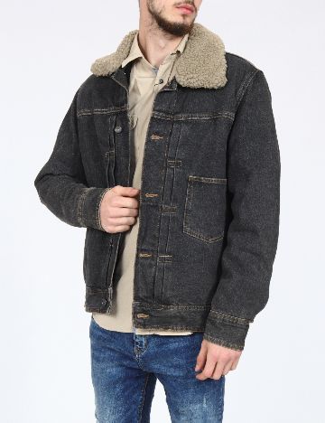 Jacheta Zara, gri inchis