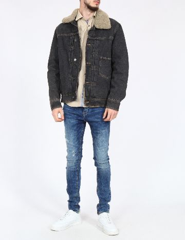 Jacheta Zara, gri inchis