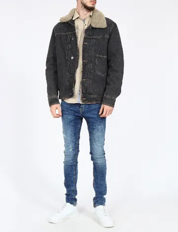 Jacheta Zara, gri inchis Gri