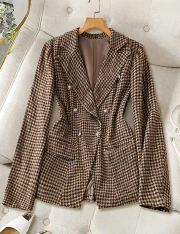 Sacou SHEIN CURVE, maro Maro