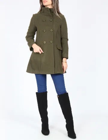 Palton Zara, verde Verde