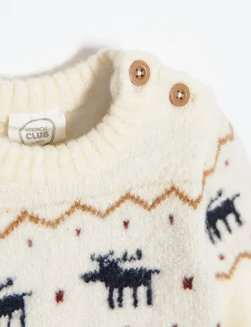 Pulover Cool Club, crem Crem