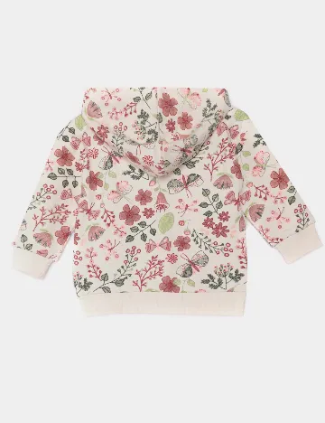 Hanorac Cool Club, floral print Floral print