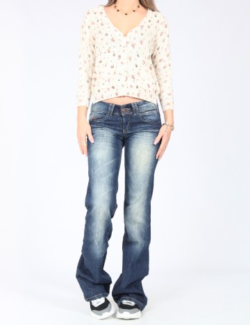 Blugi Bershka, albastru