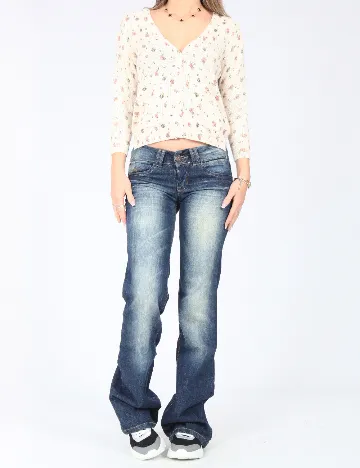 Blugi Bershka, albastru