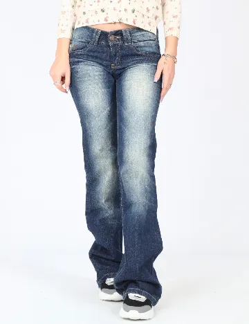 Blugi Bershka, albastru